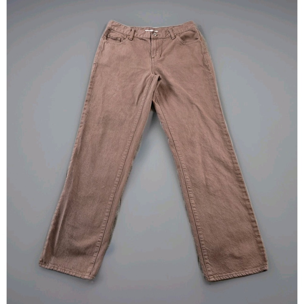 Pacsun Women's Boyfriend Mid Rise Denim Jeans Brown 30" X‎ 31"